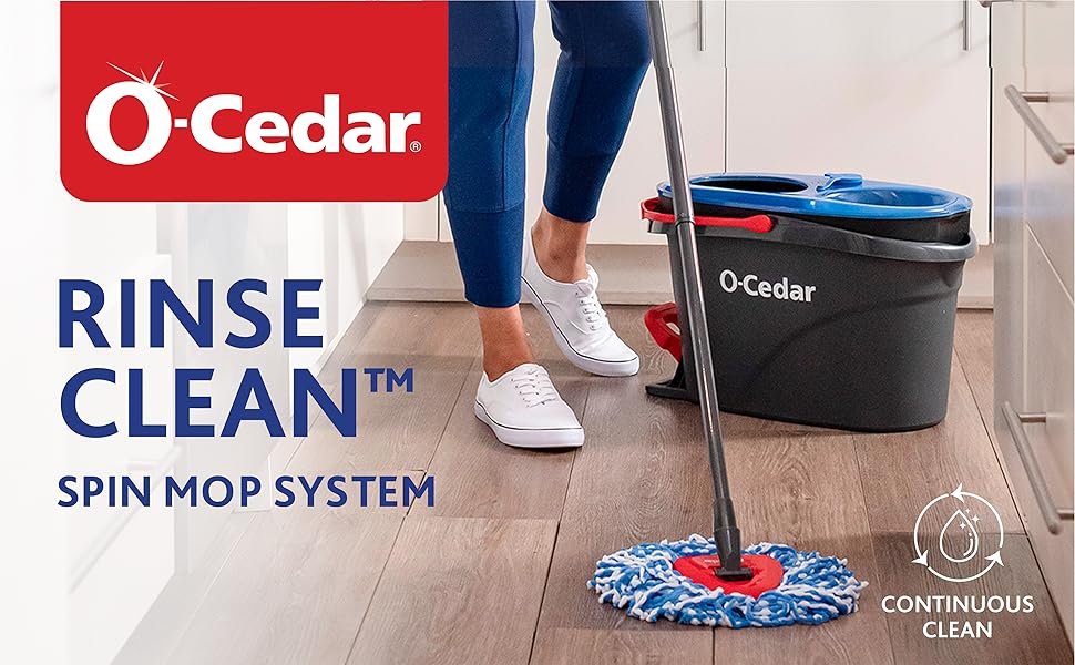 O-Cedar EasyWring RinseClean Spin Mop